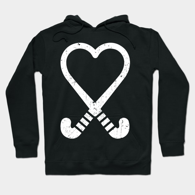 Funny Field Hockey Love Youth Women Gift Hoodie by Vauliflower